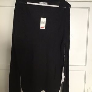 Almost Famous Ripped Choker Sweater